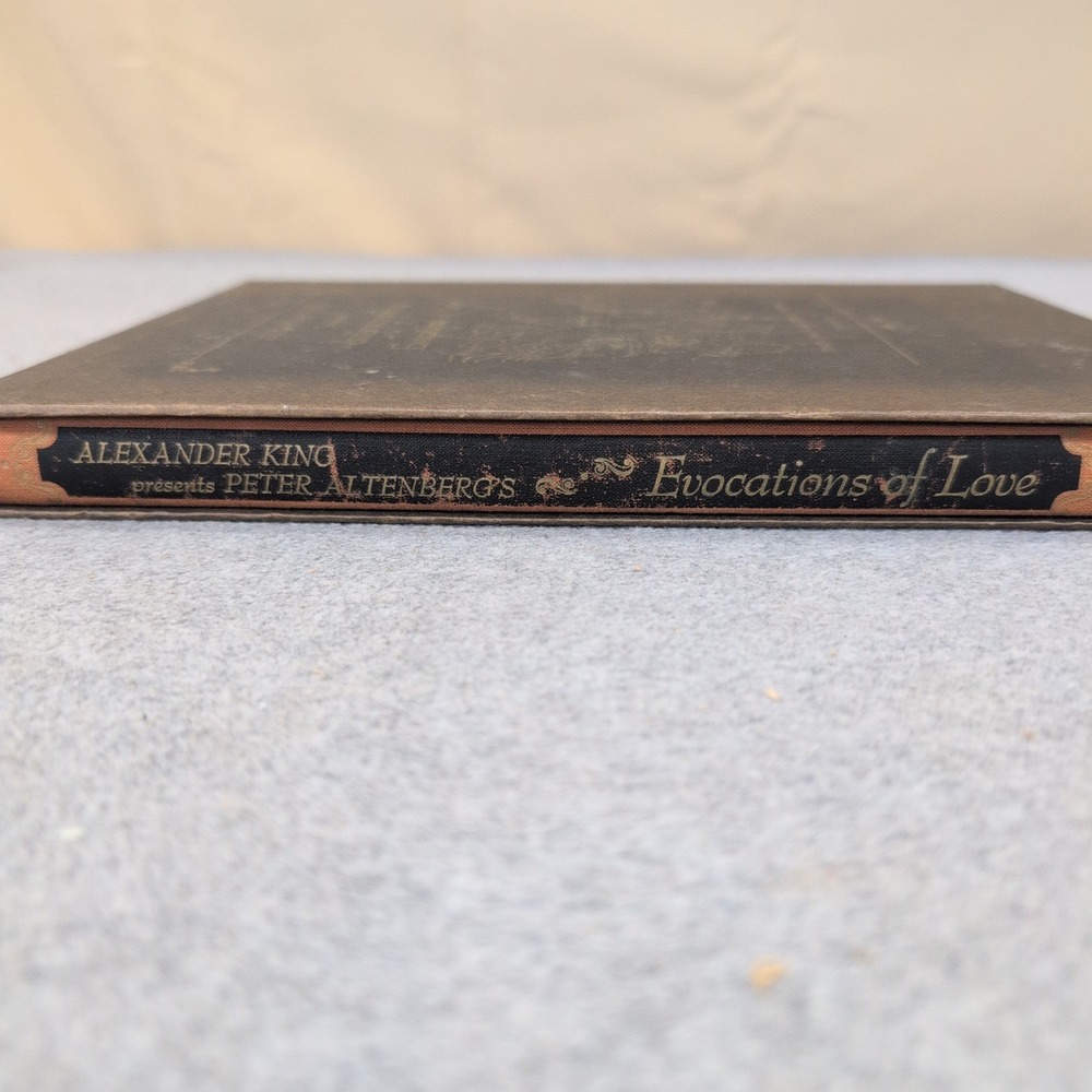 Alexander King Peter Altenberg Evocations of Love 1960 First Printing Slipcase - Picture 2 of 6